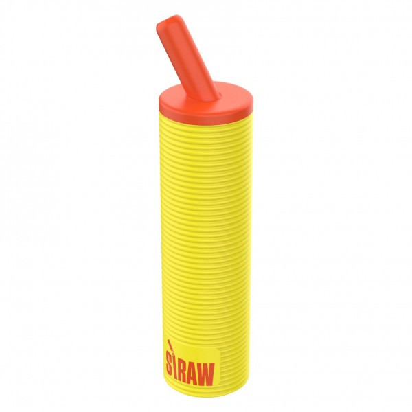 Straw vape 3000 puffs disposable 50mg-yellow2