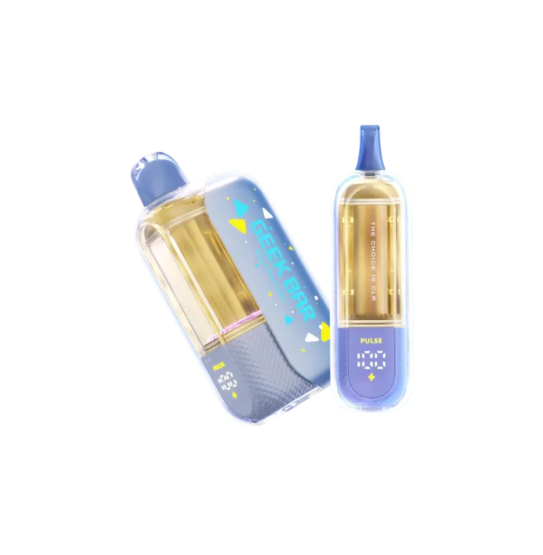 GEEK BAR Mate 60k vape in five different colors including purple blue green yellow and pink front view
