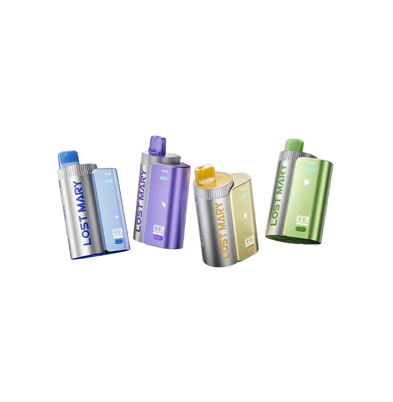GEEK BAR Meloso Max 2 vapes in six different color versions angled view