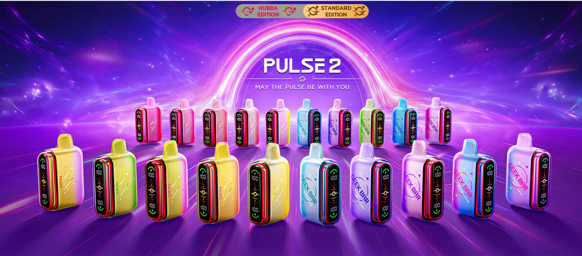 details of GEEK BAR Mate 60k vape including dynamic galaxy UI, 1.1ohm dual mesh coil and two modes
