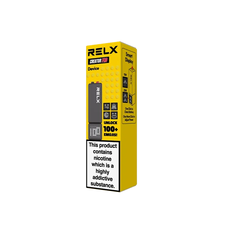 package box of RELX Creator Pro vape device