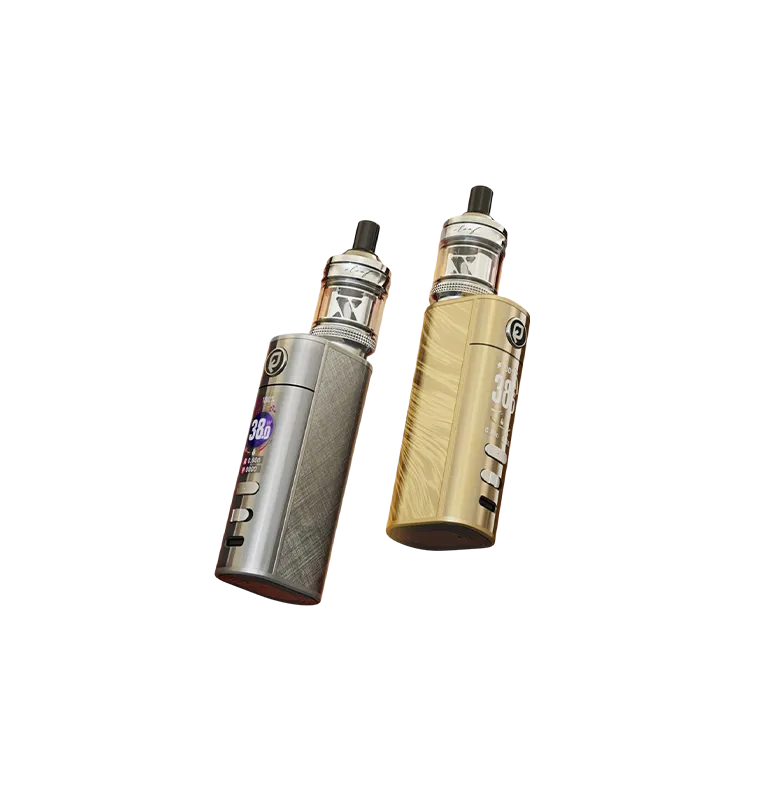 eleaf iStick XC100 vape mods in four different colors including black, matte gold, matte pink and matte silver