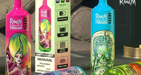 R and M 9000 Puffs Tornado vape