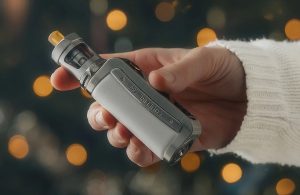 A Vape Beginner holding a E-cigarette