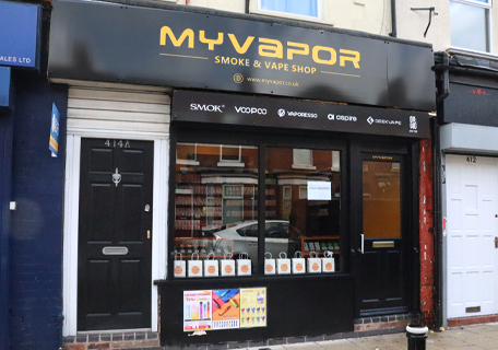 MYVAPOR smoke and vape shop in UK