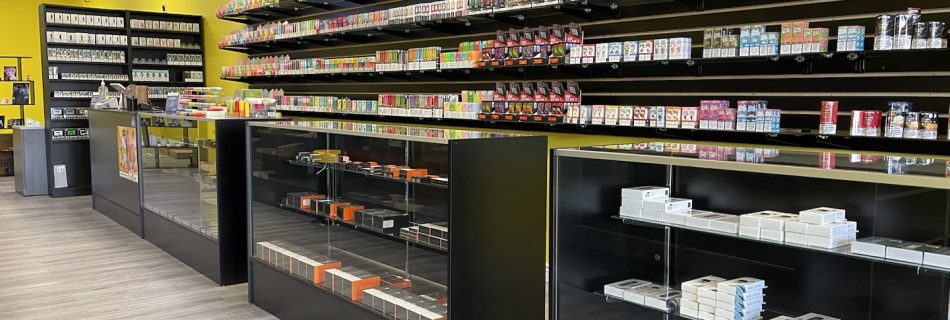 inside of MYVAPOR chino hills USA vape store