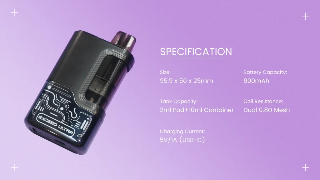 Joyetech exceed ultra specification - MYVAPOR